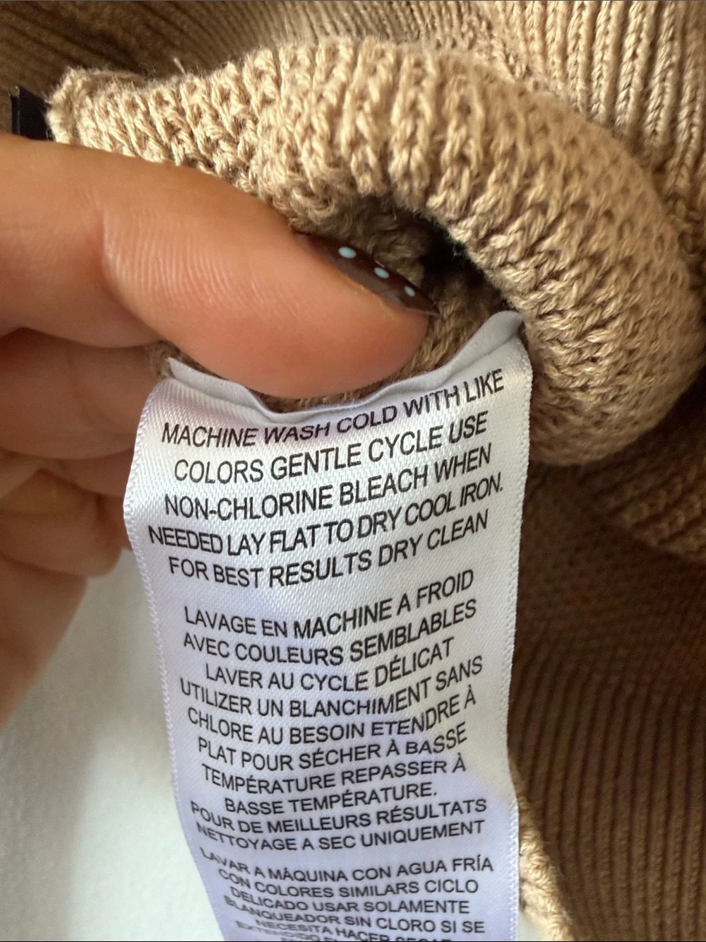 Ben Sherman Men's Colorblock Knit Crewneck Sweater Gray Tan Striped Small